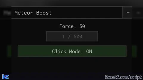 MeteorBoostZeroGravityClicktoFlyScript