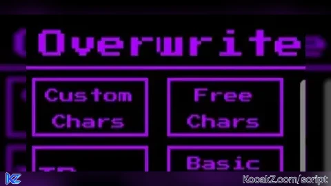 Overwrite