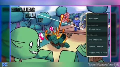 Bring Items Kill All Mobs ESP N More OP