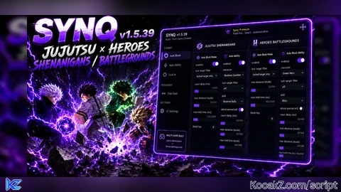 SYNQ Auto Block Melee and Ability Side Dash Auto Ability
