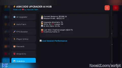 Ai Auto farm AskCode script v4