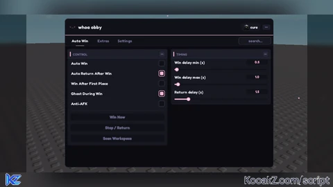 Auto win Fly Ghost Auto return anti afk speed OPEN SOURCE