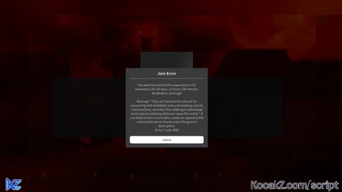 Keyless You get banned easily
