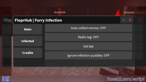 Server lag Collect money Auto grab and more