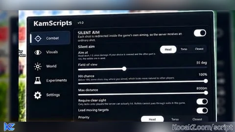 silent aim, gun mods, instant kill, esp & more