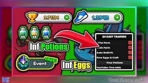 INF Eggs INF Potions Fast Farm