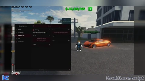 Auto Farm, Auto Sell, Auto Repair, Auto Buy, ESP.