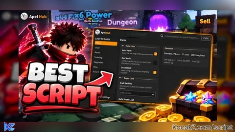 Auto Farm, Auto Trial, Auto Raid, Auto Portal, and more