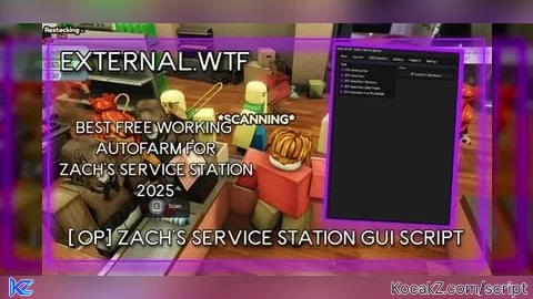 ZSS Script GUI Autofarm OP Free Auto Refuel Auto ETC