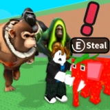 Steal Brainrots From Guards 🧠