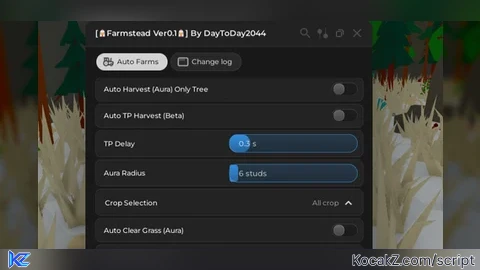 Auto Harvest Auto Clear Gr* Auto Chop Tree