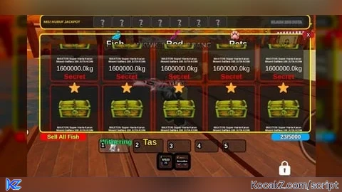 Auto farm fish Secret Rod