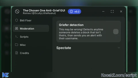 TCO Anti Grief GUI   Bkit fixer and griefer delete detection