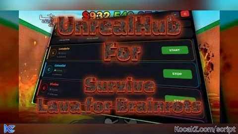UnrealHub SURVIVE LAVA ALL FEATURES