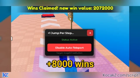Auto Teleport 8000 Wins Auto Move
