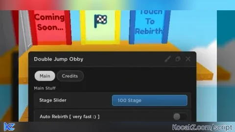Auto Rebirth and Stage Slider