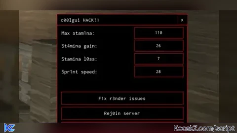 C00LGUI V1 [ESP + EDITABLE STAMINA]