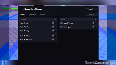 Auto Farm Barrels Trails Wins Fly Speed Prestige