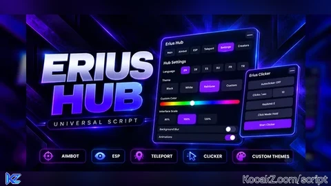 Erius Hub | KEYLESS | Aimbot, ESP, Teleport & More