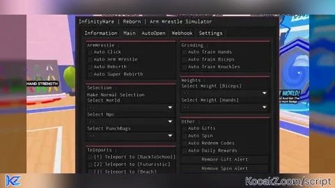 AWS  InfinityWare Op script