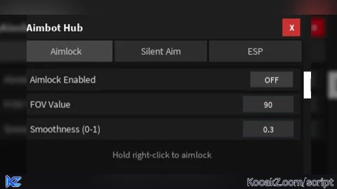 Aimbot hub keyless universal