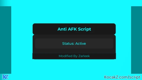 Zars Modified Antiafk Script