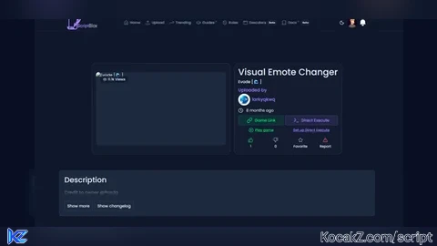 visual emote changer