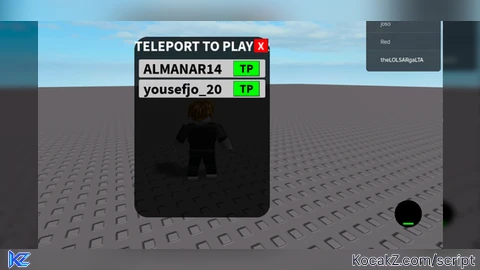 TELEPORT TO PLAYER