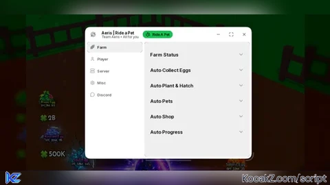 Aeris Hub | Best OP Auto Farm, ESP, Teleports & Speed Mod