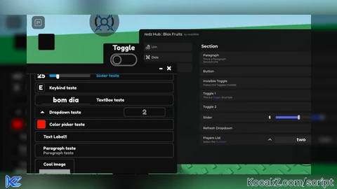 Redz hub ui