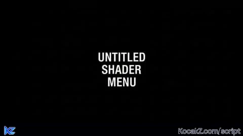 untitled Shader menu