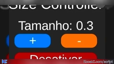 Script para alterar seu tamanho
