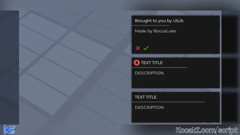 BocusLuke Notification Library