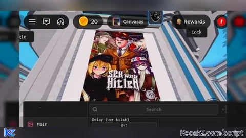 draw donate image draw script