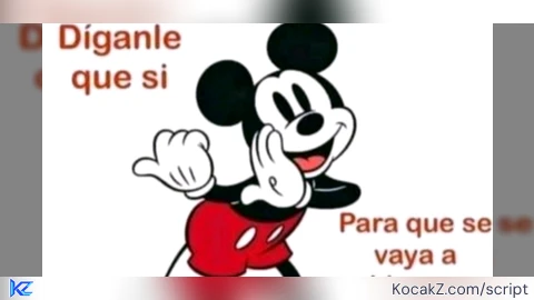 Mickey Mouse on this tuff rp