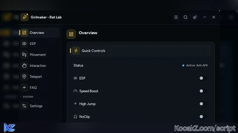 ESP Players, Walkspeed modifier, Teleports