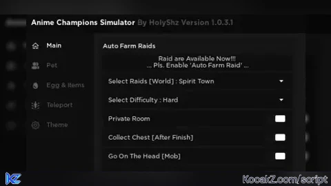 UPD 3 ACS  Auto Farm Auto Reroll inf Talent OP Script