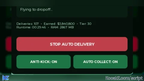 DELIVERY AUTOFARM 6MIL PER HOUR UPDATED