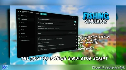 Most OP Fishing Simulator Script