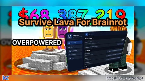 Pluto Hub SLFB l Auto Farm l Remove Lava l Auto Steal Auto