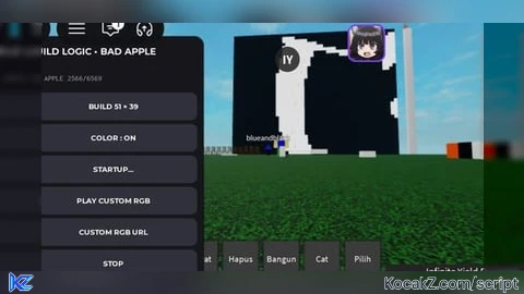Build logic green screen