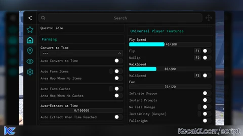 Auto Farm Cache And Auto Expodition