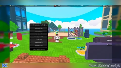 be youtuber script I auto collect vids I AUTO POST I MORE