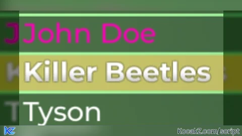 NAME COLOUR IN PINK