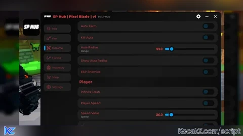 SP Hub OP Auto Farm, Inf Dash, Kill Aura, And More (Keyless)