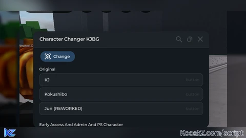 Battleground Character Changer