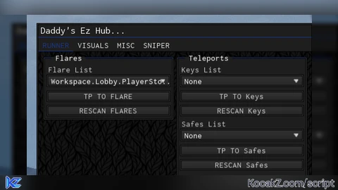 ESP Aimbot Teleport Particles Nametag