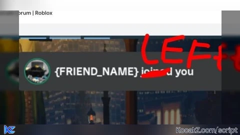 Friend left Notifyer