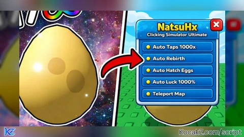 BEST SCRIPT AUTO TAP 1000X AUTO REBIRTH CLICKING SIMULATOR