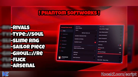 Phantom Softworks I Rivals (Skins), 99 Nights (God Mode)